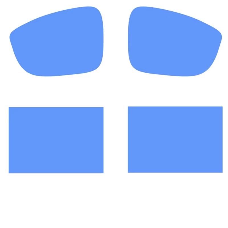 For GEELY Monjaro Manjaro Xingyue L KX11 2024 Rear View Mirror Rainproof Film Sticker Automobiles Parts Accesorios