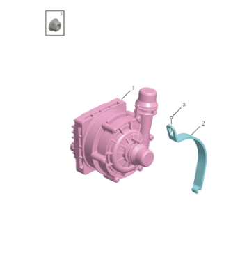 Water pump power cooling system1068