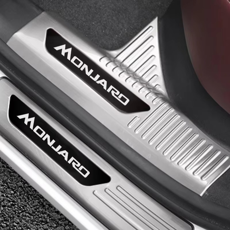 For GEELY Monjaro Manjaro Xingyue L KX11 2021-2023 Stainless Steel Auto Door Sill Scuff Plate Anti-Kick Pedal Trim Protect