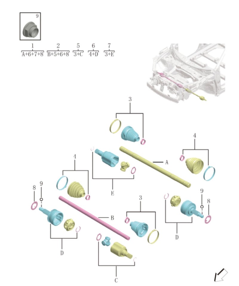 Constant speed drive shaft4082-Ningbo Weishang