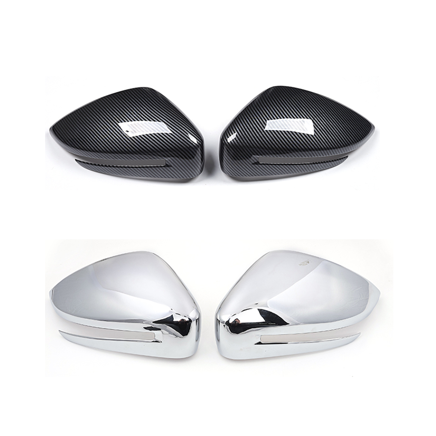 For Zeekr 001 2021-2024 Carbon Fiber M Look Rear Mirror Cap Car Accessories Black M3 Style Cover