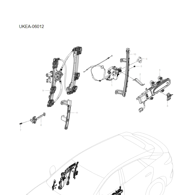 UKEA-06012 Front Door Accessories