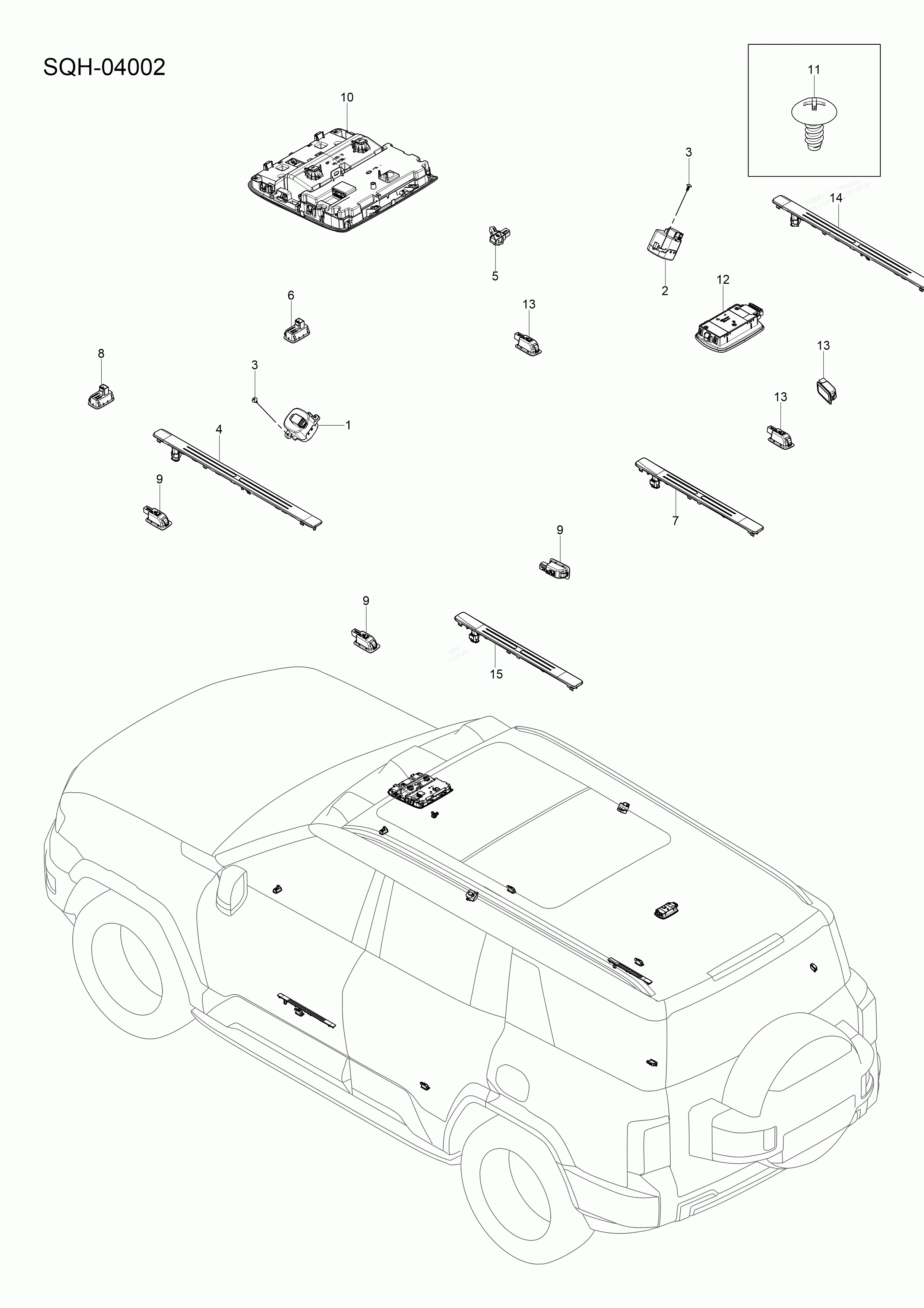 SQH-04002 Interior Lighting