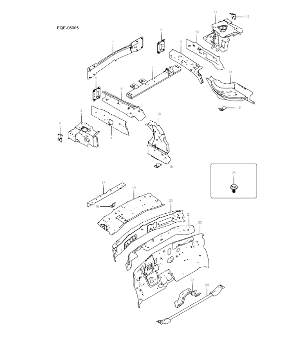 EQE-06005 Front Cabin Assembly
