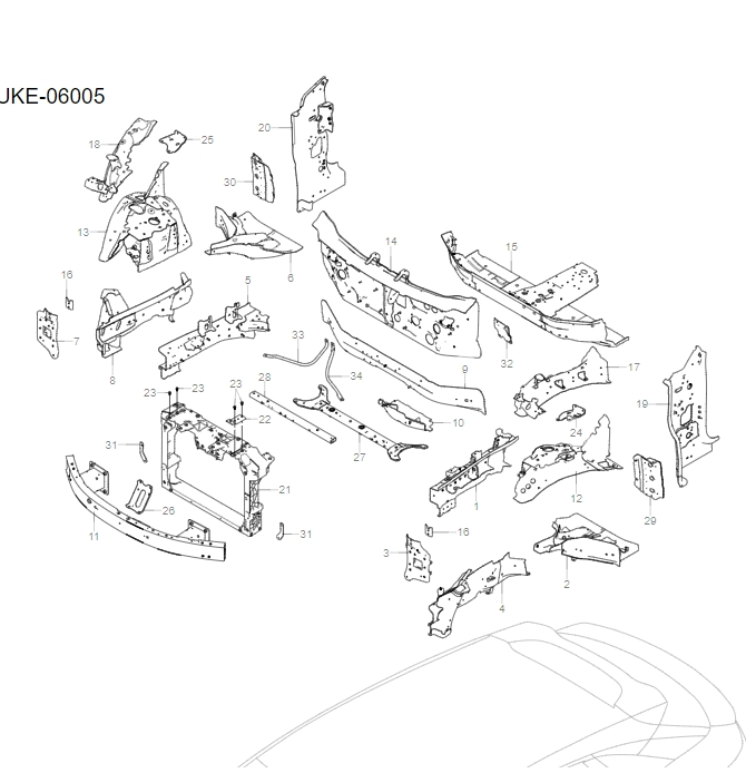 UKEA-06005 Front Cabin Assembly