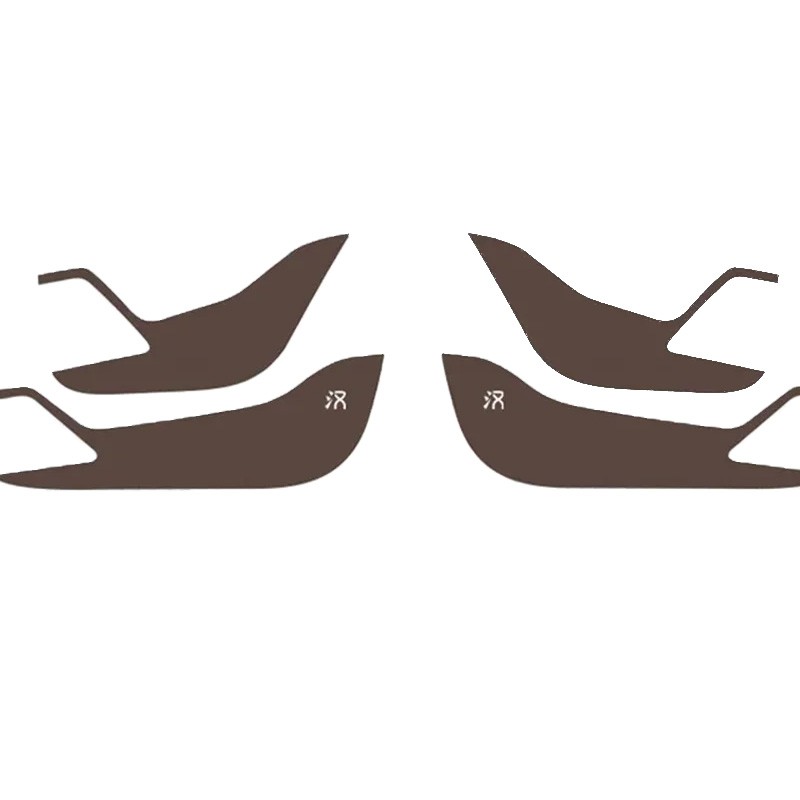 BYD Han 2022-2024 car styling door anti-kick pad interior door panel decoration protective sticker