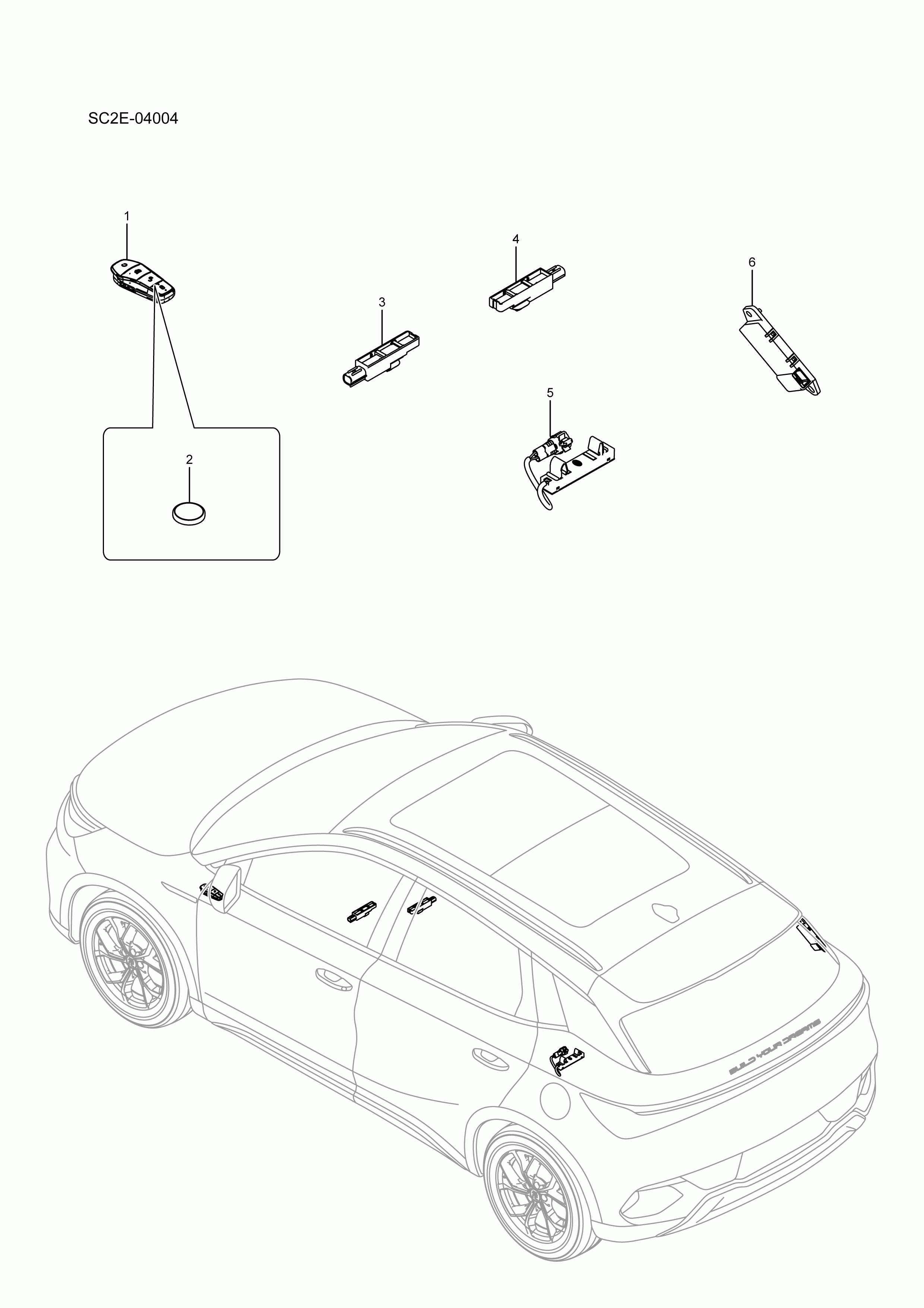 SC2E-04004 Smart Key System