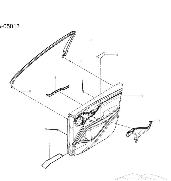 UKEA-05013 Front Door Interior