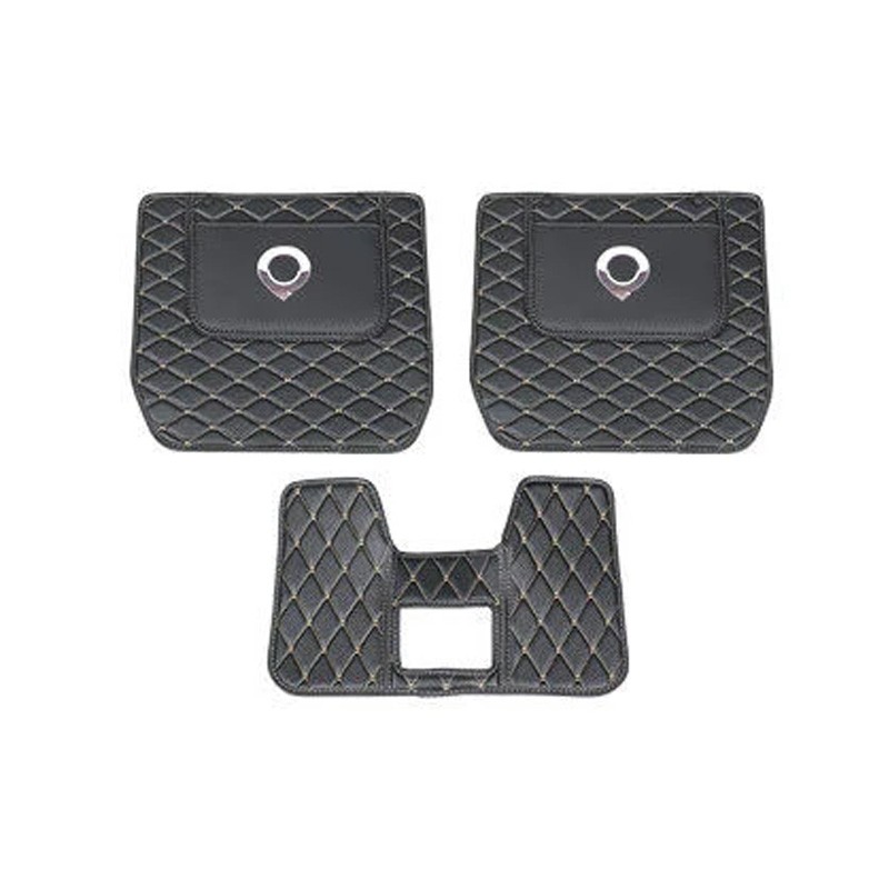 Great Wall Poer GWM Poer 2019-2025 Car Driver Seat Back Kick Mat Anti-Kick Dirt-Resistant Stitched Design