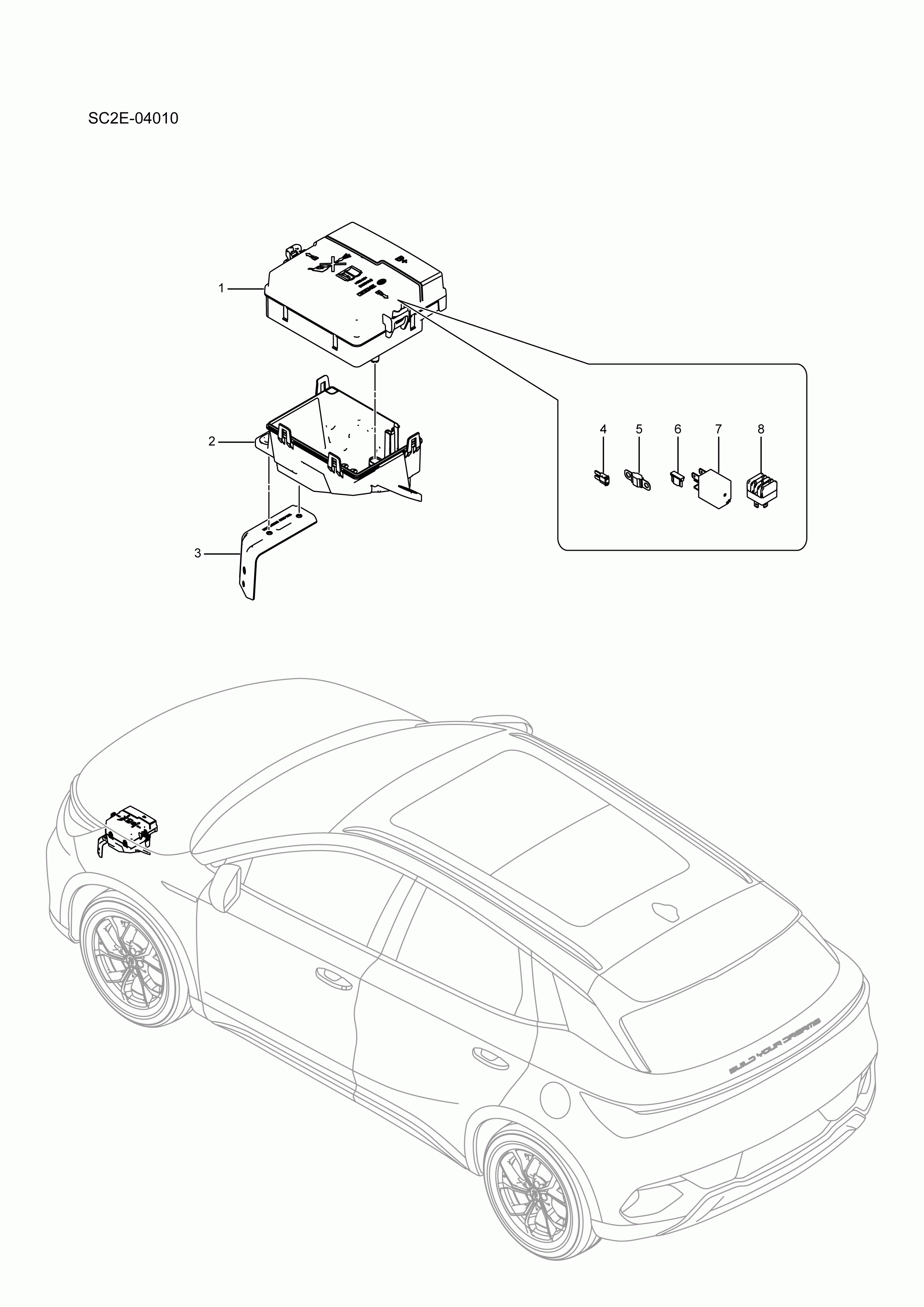 SC2E-04010 power distribution box