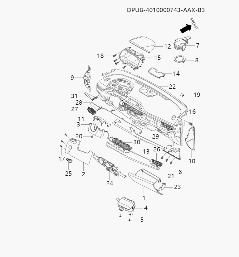 Instrument panel decoration1-2