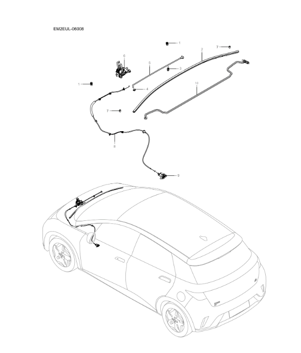 EM2E-06008 Front Cabin Cover Accessories