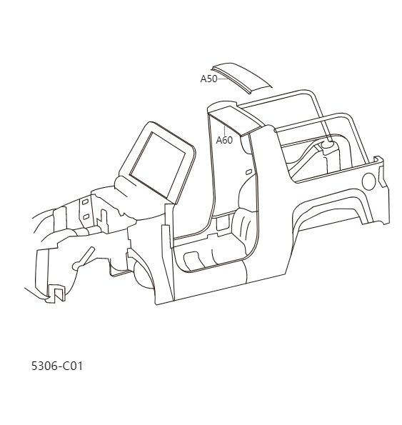 Top cover and reinforcement plate5306
