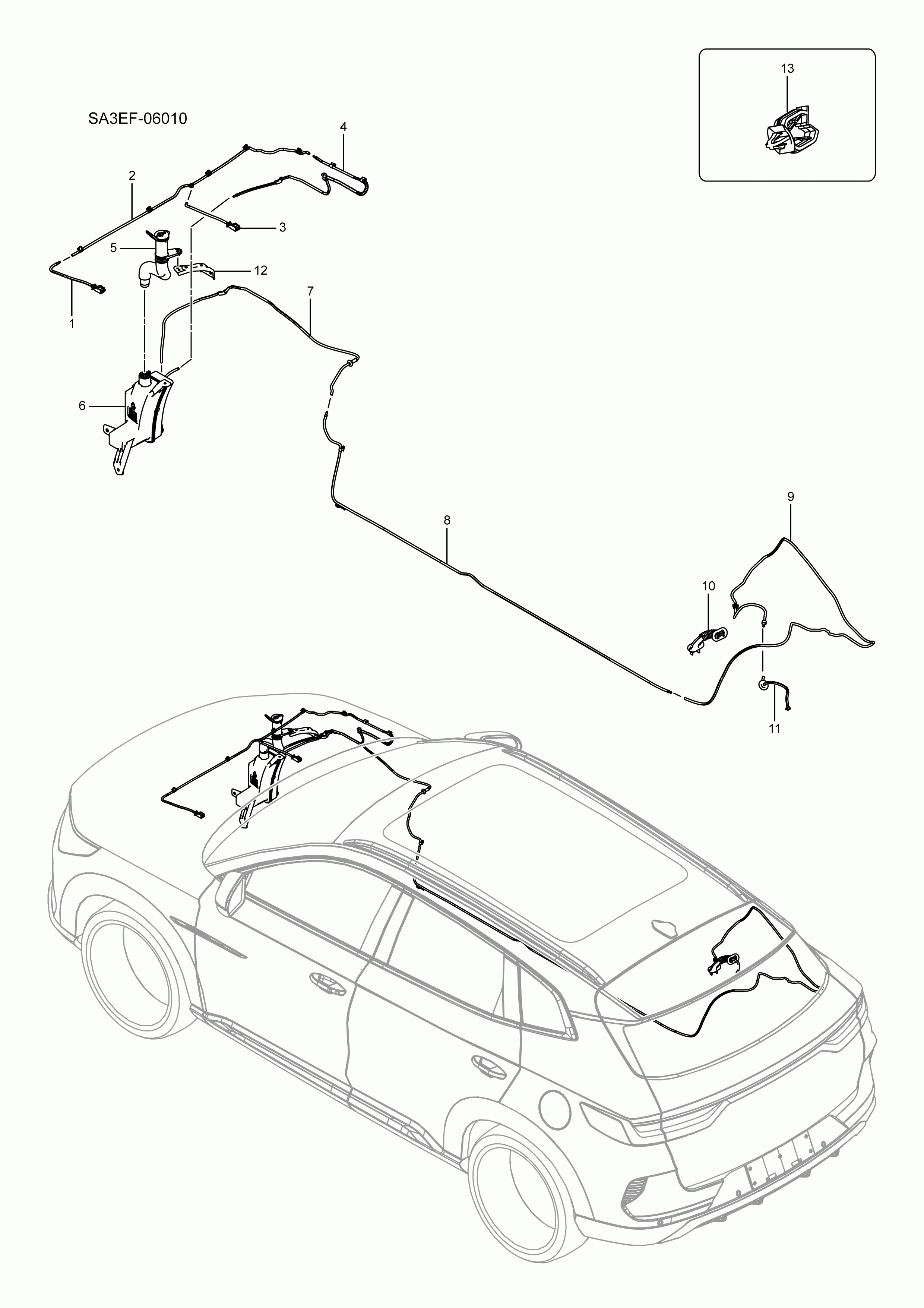 SA3HJ-06010 washing system