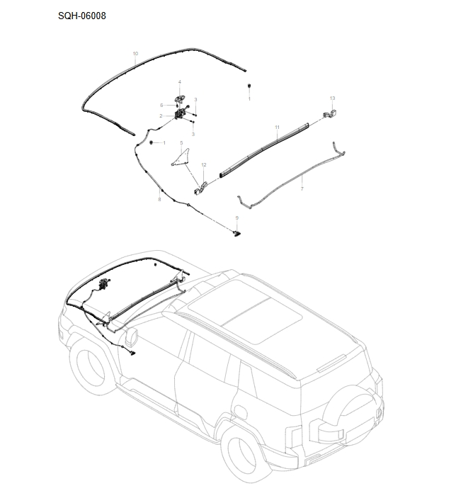 SQH-06008 Front Hatch Accessories