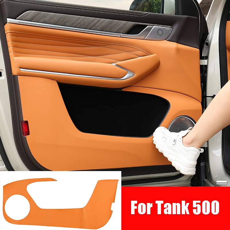 For Great Wall Tank 500 TANK 500 door anti kick pad co pilot glove box protective leather car interior supplies