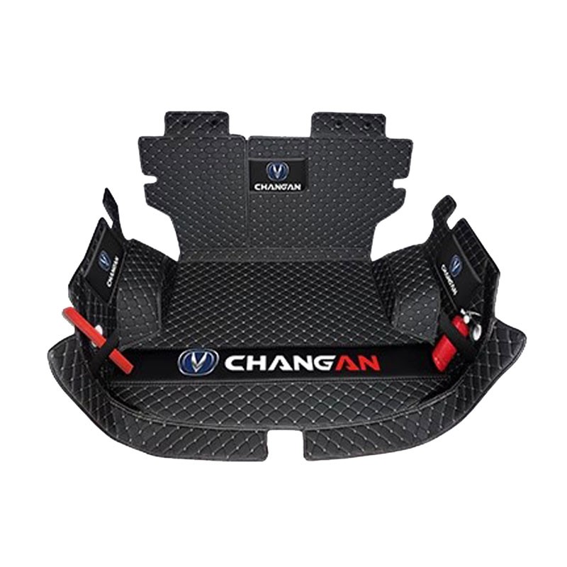 Changan CS35 Plus 2020-2023 Car Trunk Protection PU Leather Mat Catpet Interior Cover Part Auto Styling Accessories