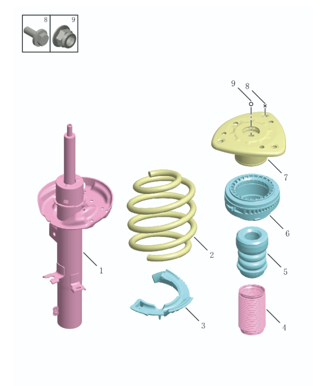 Front shock absorber4013