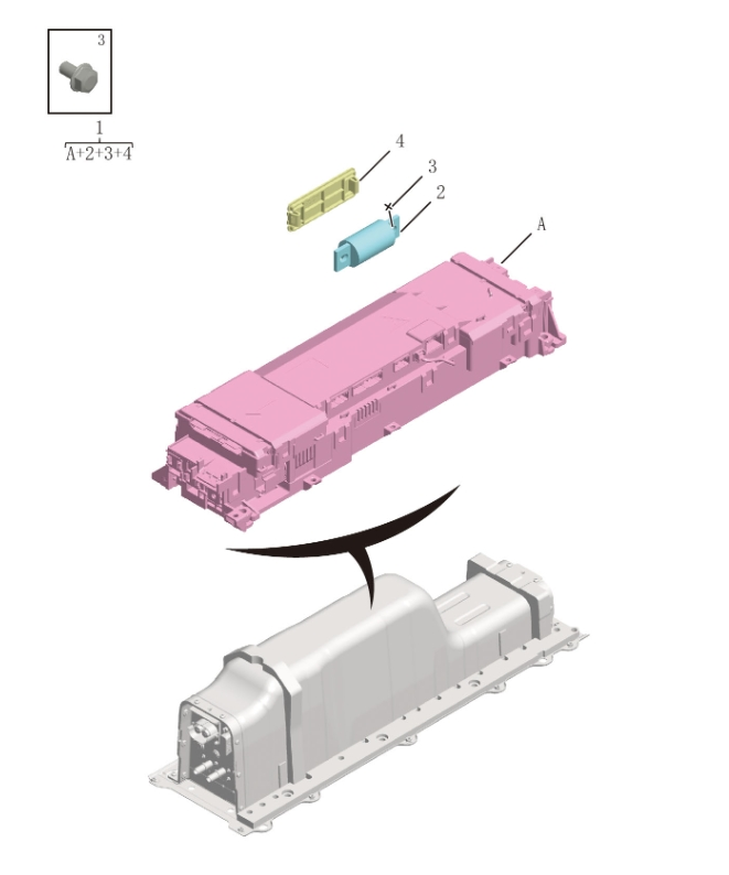 High voltage components of power batteries2095-10