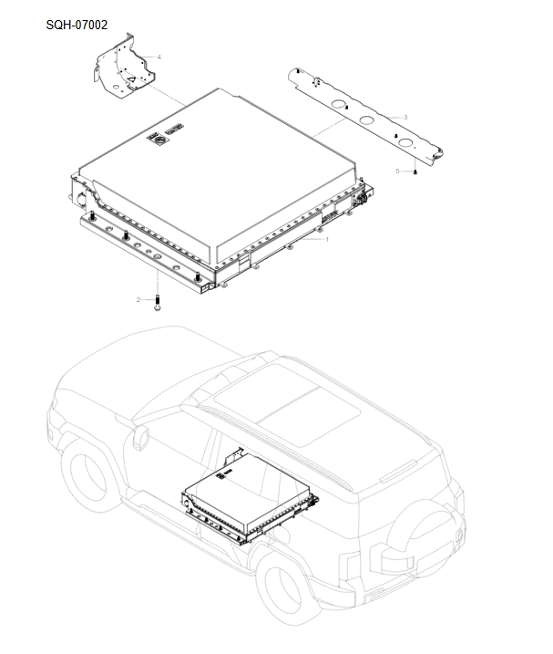 SQH-07002 battery pack and accessories