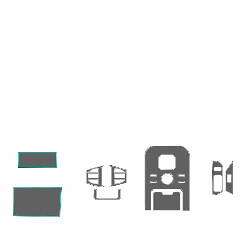 Chery Jetour Traveller T2 Center Console Transparent TPU Protective Film Anti-scratc Repair