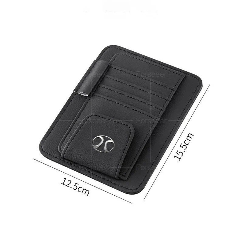For Baic BJ40 Plus Ickx K2 Baic Logo Multi Function Car Sun Visor Clip Sunglasses Credit Card Clip