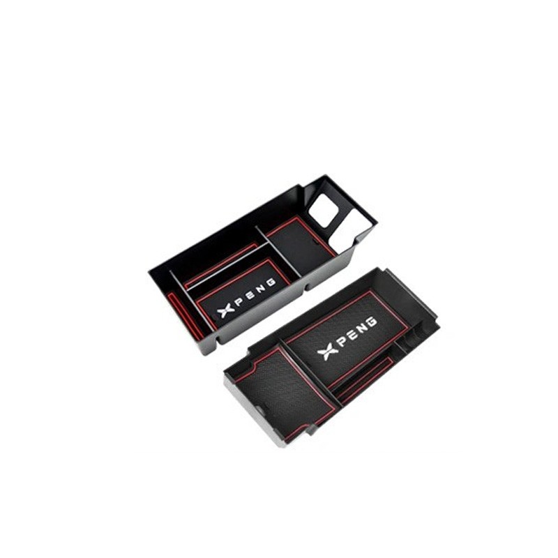 For XPeng P7 P7i 2022- 2025 Interior Car Central Control Armrest Storage Box  Car Built-in Box Accessories