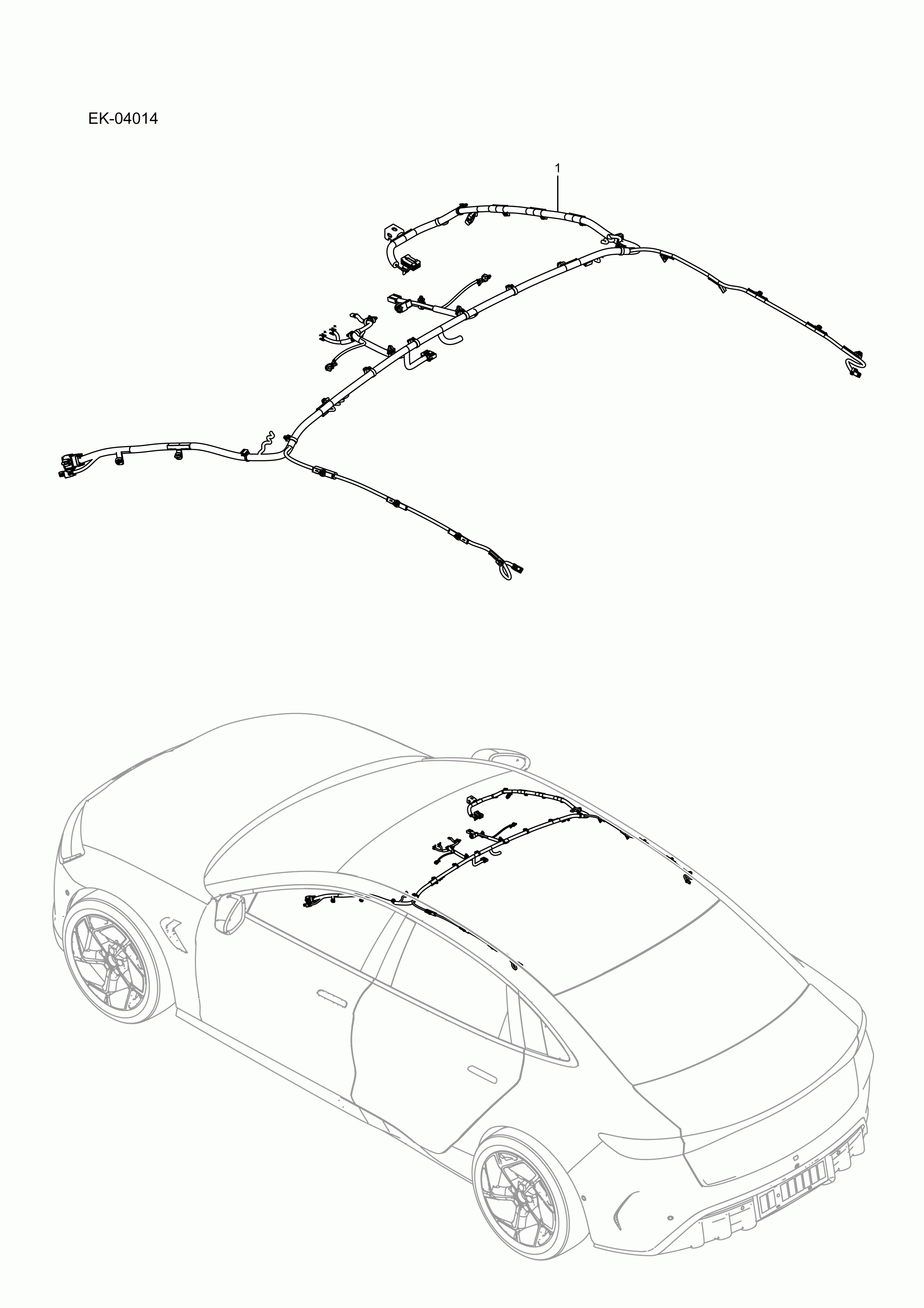 EK-04014 roof harness