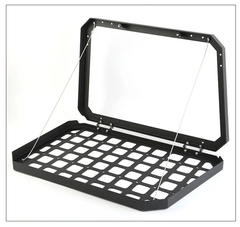 For Baic BJ40 Plus Ickx K2 2015-2023 Rear Side Window Mecha Hanging Mesh Window Armor Storage Rack Exterior