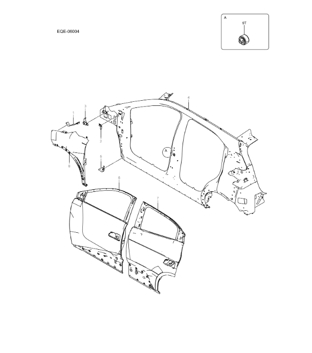EQE-06004 Side Panel and Door
