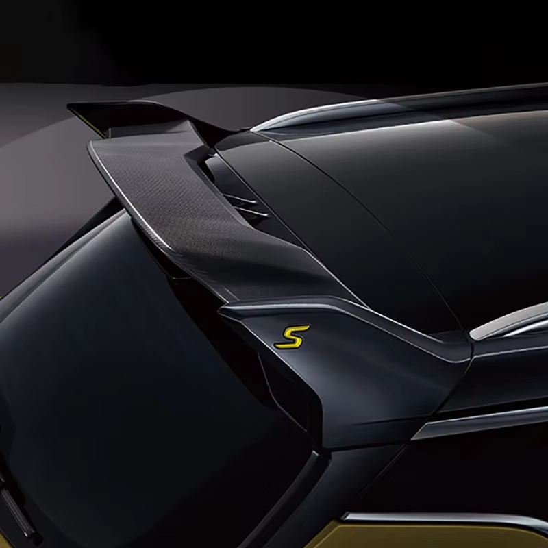 For Geely Binyue C00L Coolray20-24 Modified Sports Model With S Logo Rear Spoiler Top Wing Rear Spoiler Free