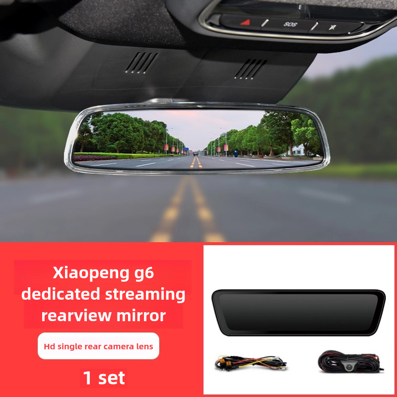 For Xpeng G6 2022-25  4K +1080P Car Dvr GPS 2 Way Dashcam Car Camera Dashcam Stream RearView Mirror Drive Recorder