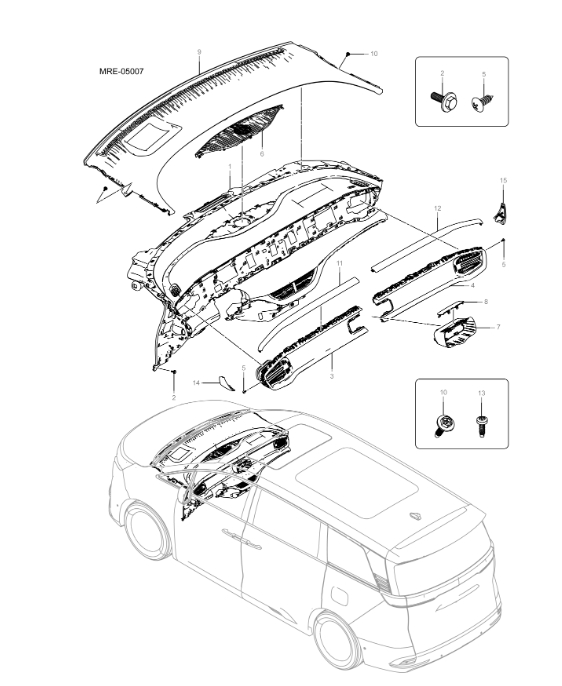 MREH-05007 dashboard body