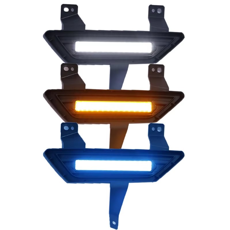 GWM Great Wall Poer 2019-2024 LED Fog Light Multi-Color Styling Color-Changing Replacement Turn Signal Integrated Accessory