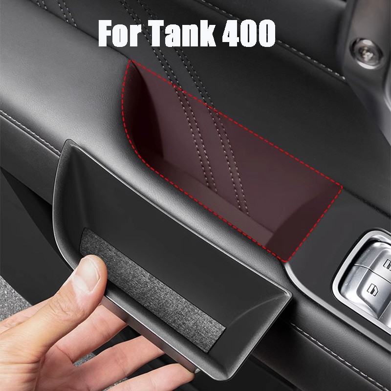 For Great Wall Tank 400 Car Door Inner Handle Storage Box Modification for Storage and Storage Automotive Interior Accessories