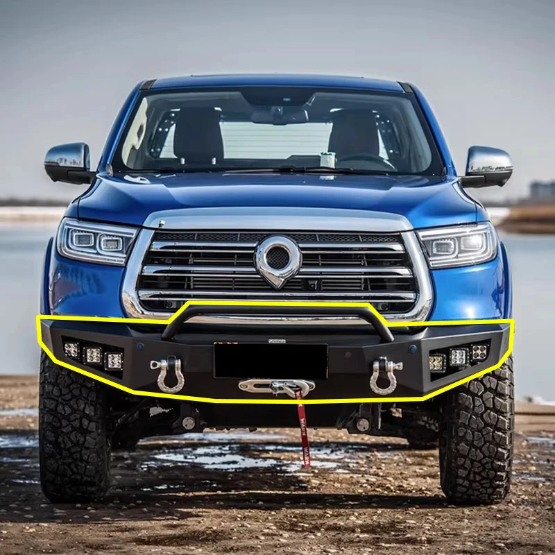 GWM Great Wall Poer 2019-2023 Front Bumper Lip BodyKit Spoiler Splitters Diffuser