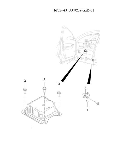 Sensor and airbag controller assembly     5