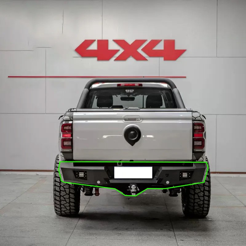 GWM Great Wall KINGKONG 2019-2025 Black Car Rear Bumper Diffuser Spoiler Lip Trim Body Kit