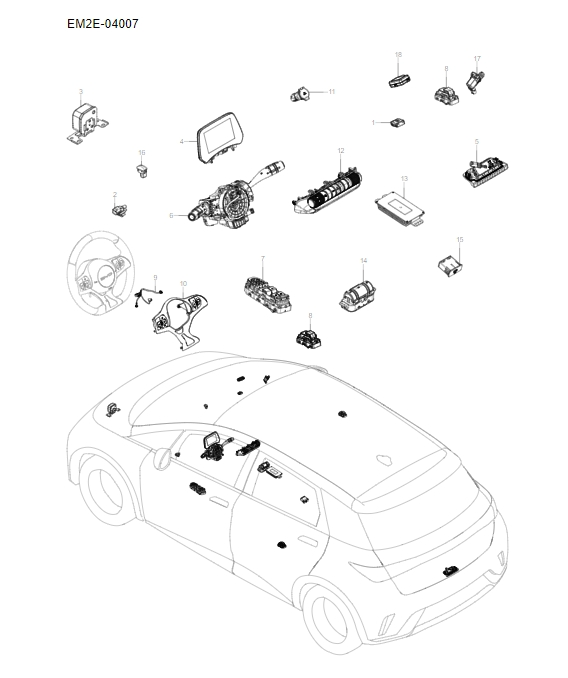 EM2E-04007 Vehicle Electrical Accessories