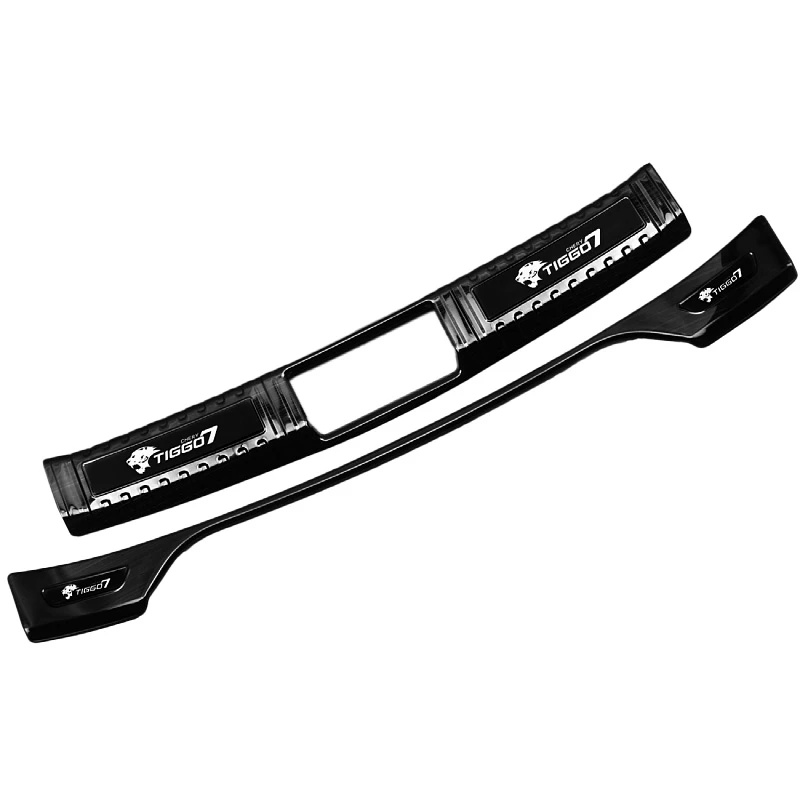Chery Tiggo 7 Pro 2021 Car Trunk Stainless Steel Car Door Sill Protecto Guard Plate Sticker Trim Quality Car Accessories