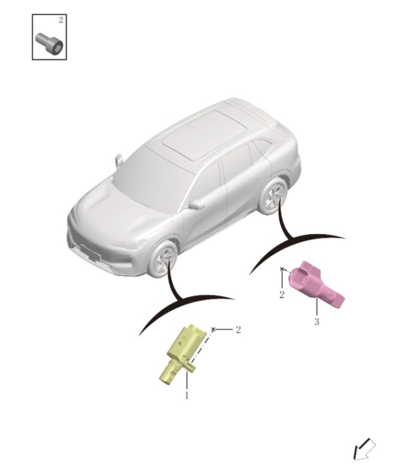 Wheel speed sensor4061
