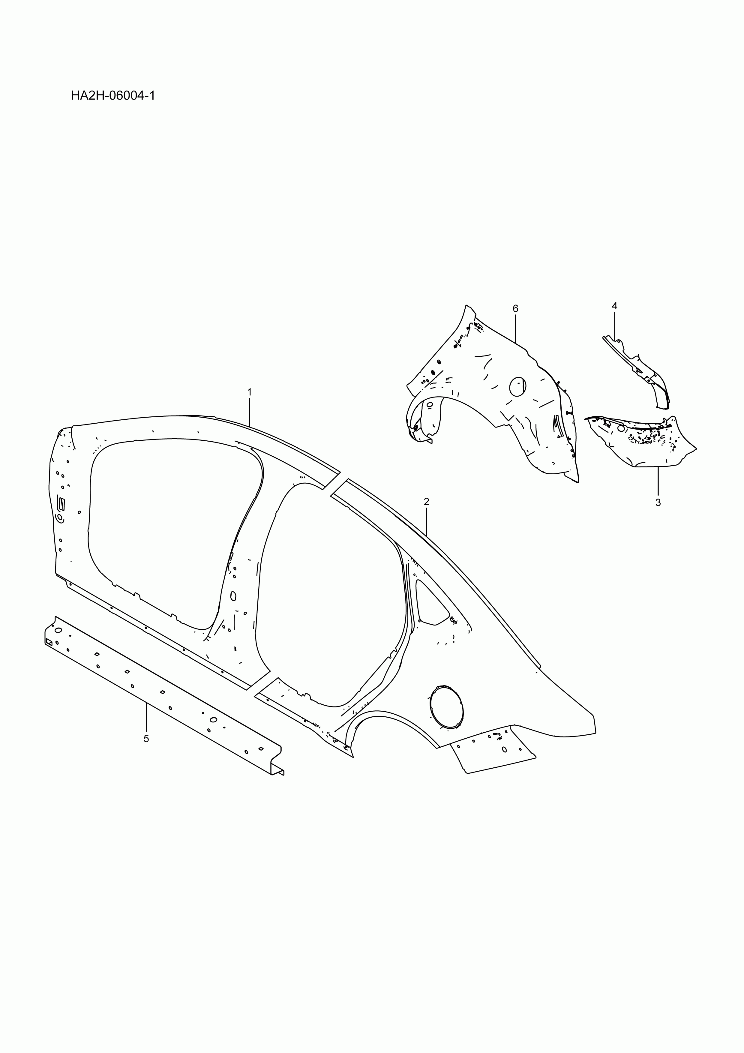 EK-06004-1 Side Panel Disassembly