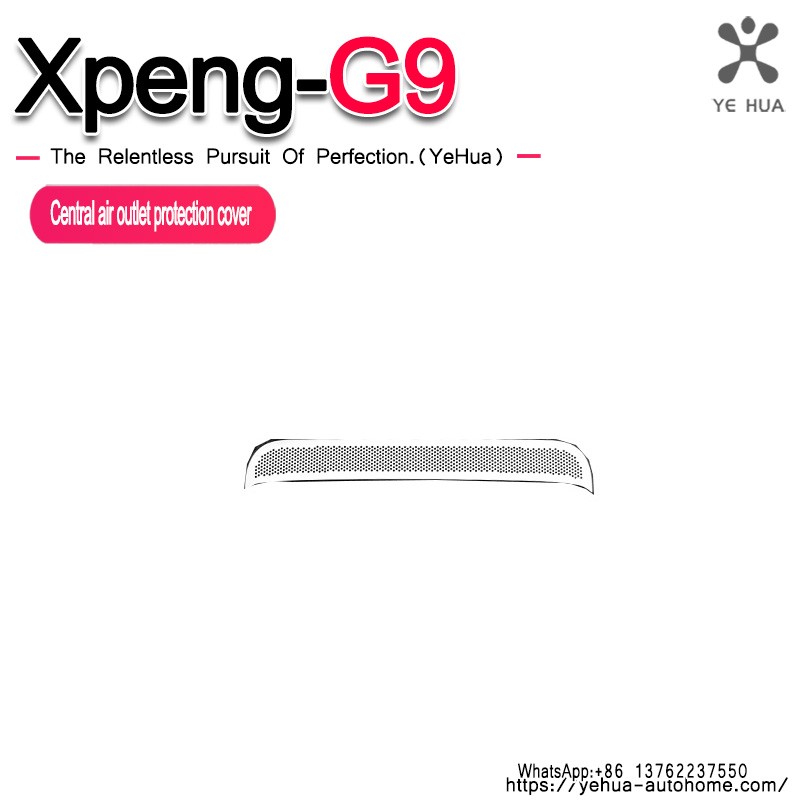 For Xpeng G9 2023 2024 2025  Car Air Center Console Outlet Trim  Cover Accessories Car Styling