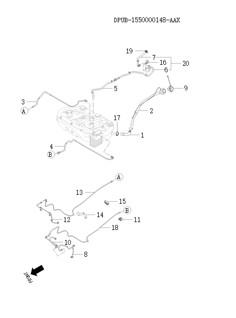 Fuel pipe and its hardware   14