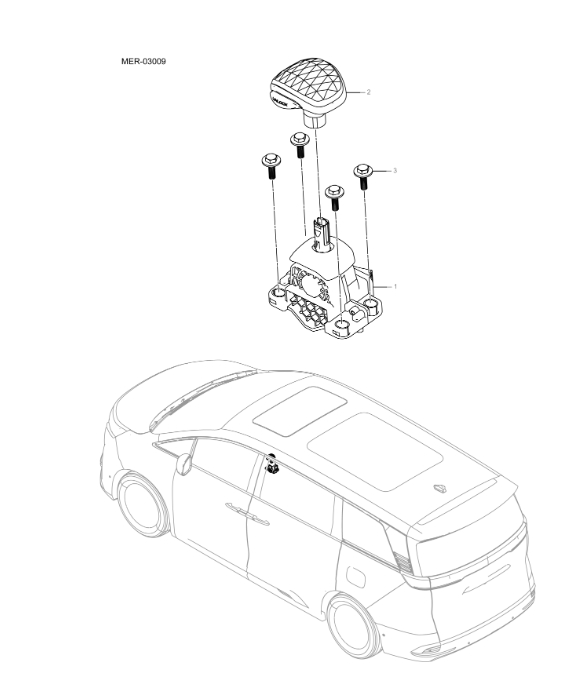 MREH-03009 Shift Control Mechanism