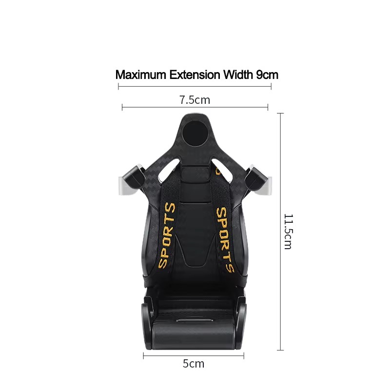 For GEELY Monjaro Manjaro Xingyue L KX11 2022-2024 Air Outlet Fixed Cell Phone Holder Racing Seat Design Car Interior Ornament