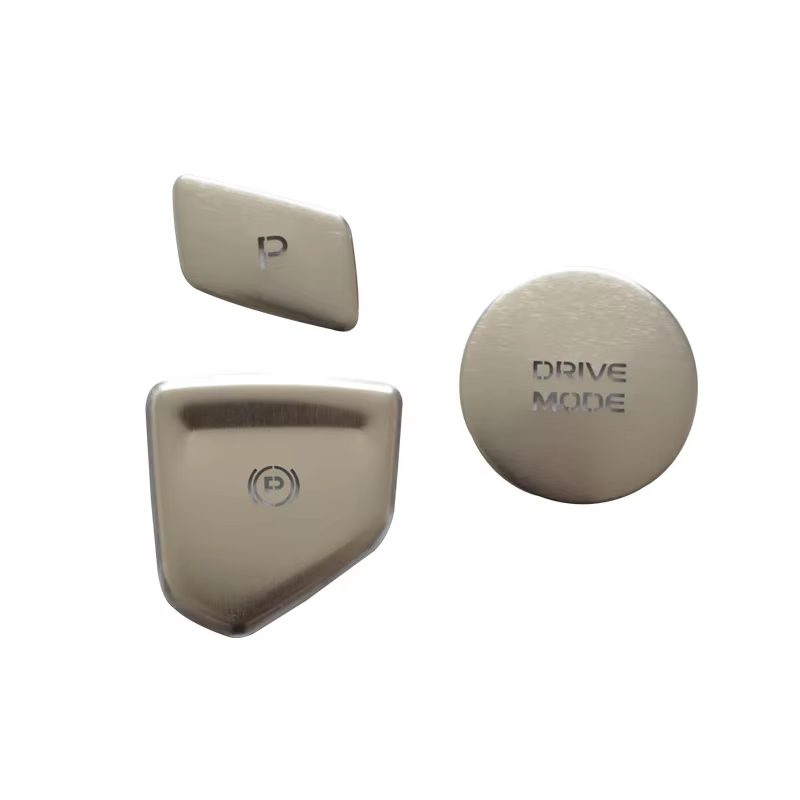 For GEELY Monjaro Manjaro Xingyue L KX112022 2023 Aluminum Alloy Button Stickers One-click Start Button Ornament Car Accessories