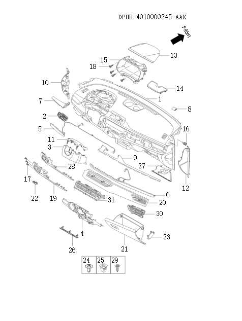 Instrument panel decoration   110