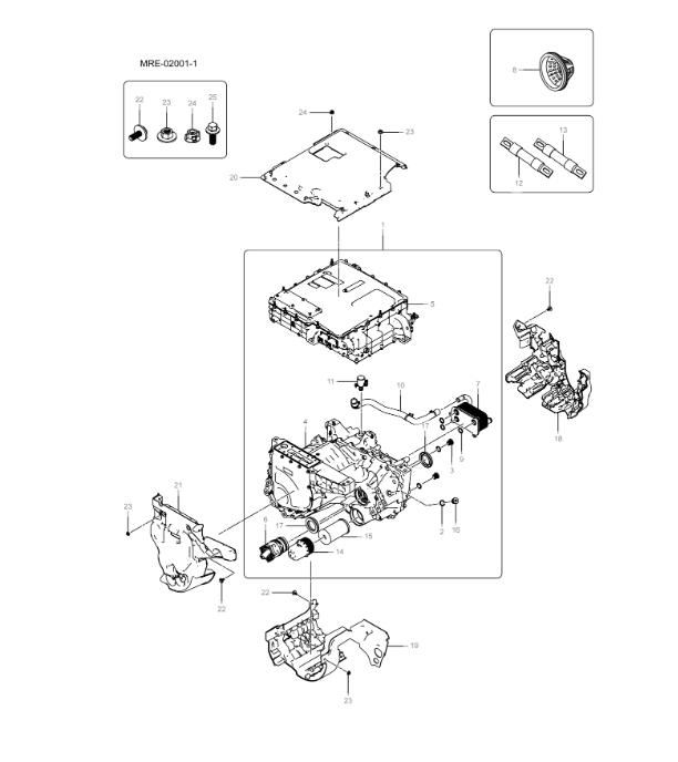 MREH-02001 Integrated Intelligent Front Drive Assembly