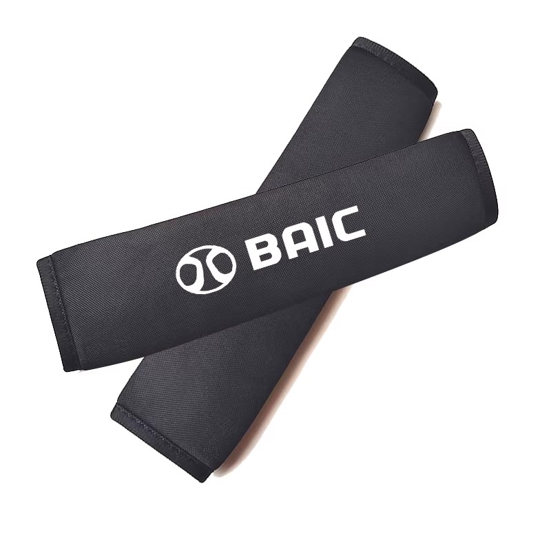 Baic BJ40 2Pcs Car Seat Belt Shoulder Pad Cover Protective Case Accessories Car Styling